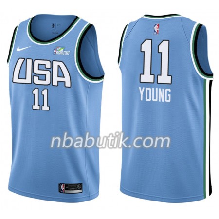 NBA Mænd Trøje Atlanta Hawks Trae Young 11 Nike 2019 Rising Star Swingman NBA Mænd Trøje Atlanta Hawks Trae Young 11 Nike 2019 Rising Star Swingman